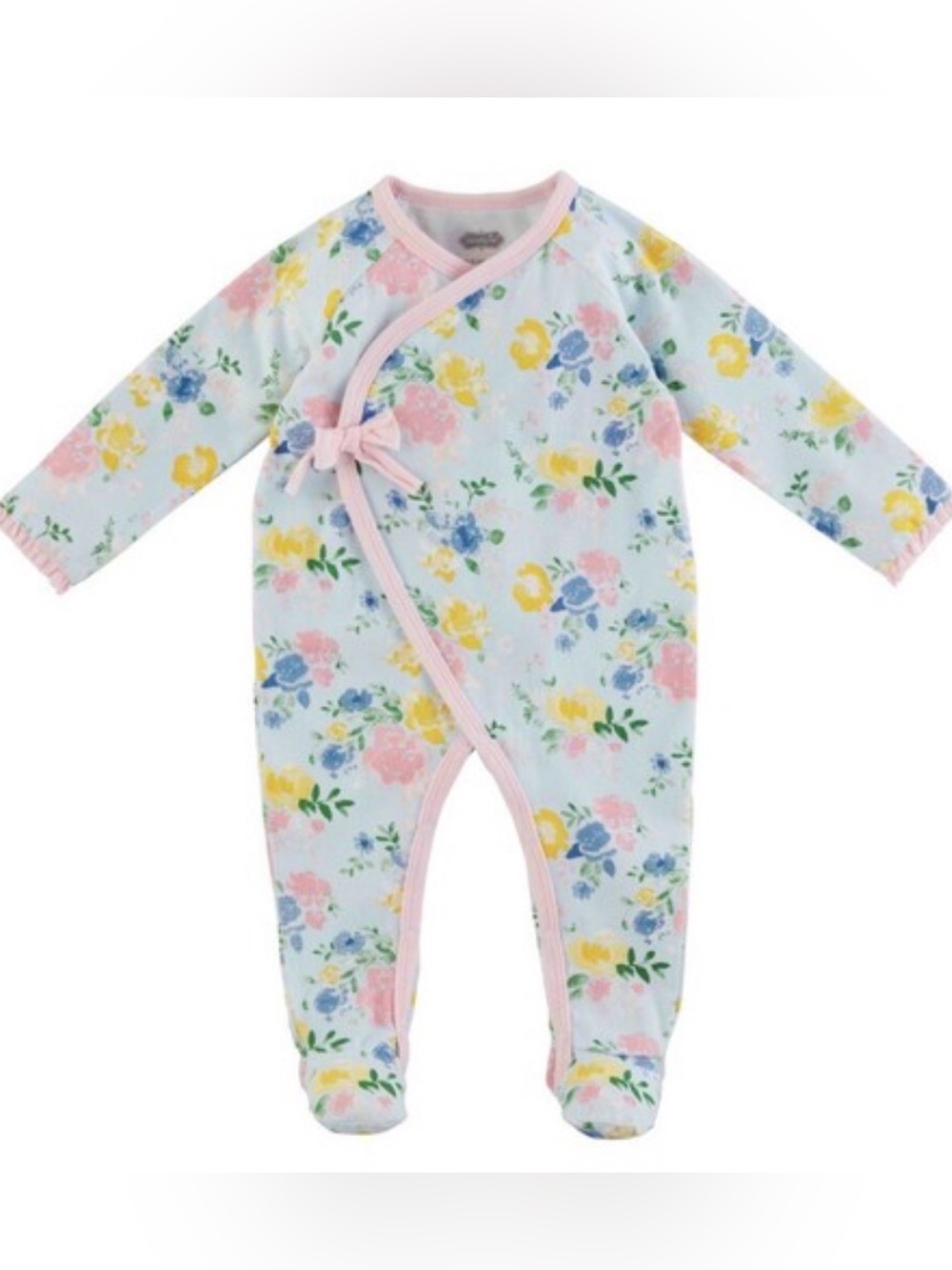 Mud Pie Floral Kimono Sleeper 3-6 Months